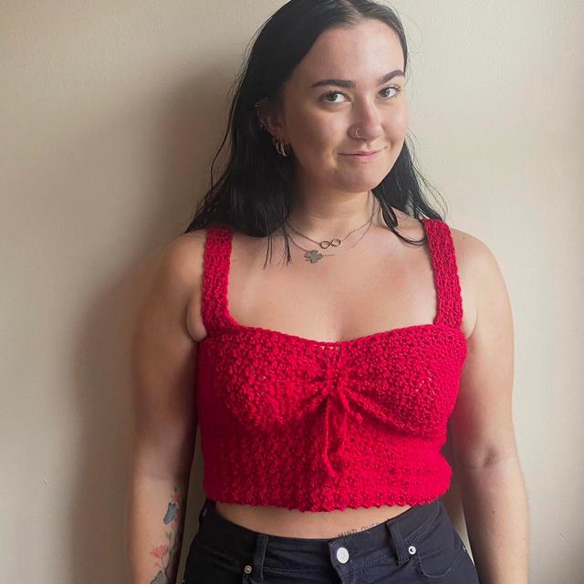 Custom Women's Crop top - Red - 10 on Productcaster.