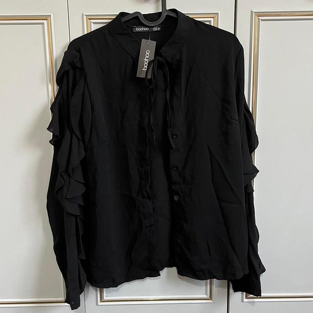 Boohoo Women's Blouse - Black - 10 on Productcaster.