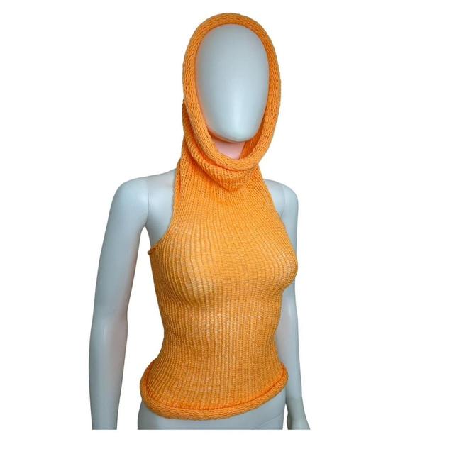 Handmade Women's Hoodie - Orange - S on Productcaster.