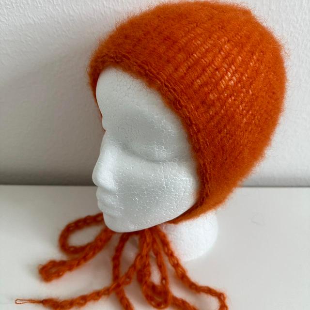 Handmade Women's Hat - Orange on Productcaster.