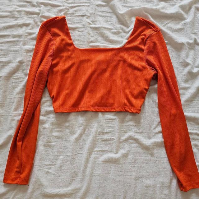 Primark Women's Crop top - Orange - 14 on Productcaster.