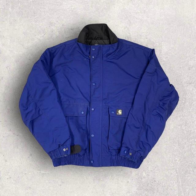 Carhartt Men's Jacket - Blue/Navy - XL on Productcaster.