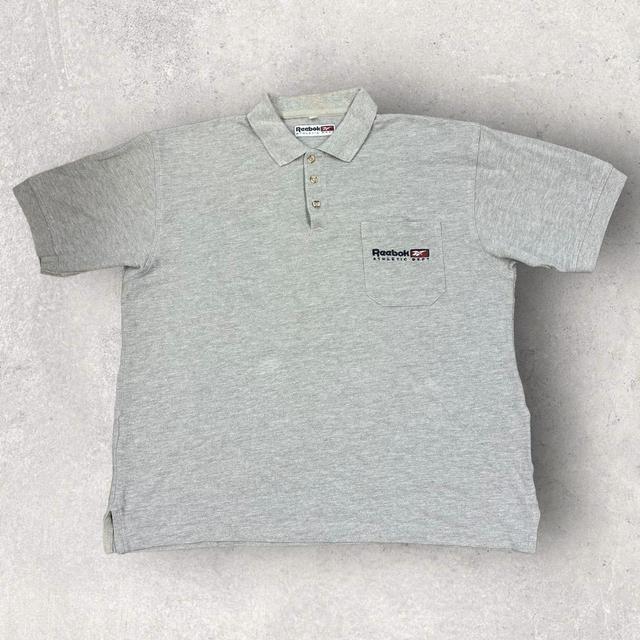 Reebok Men's Polo shirt - Grey - M on Productcaster.