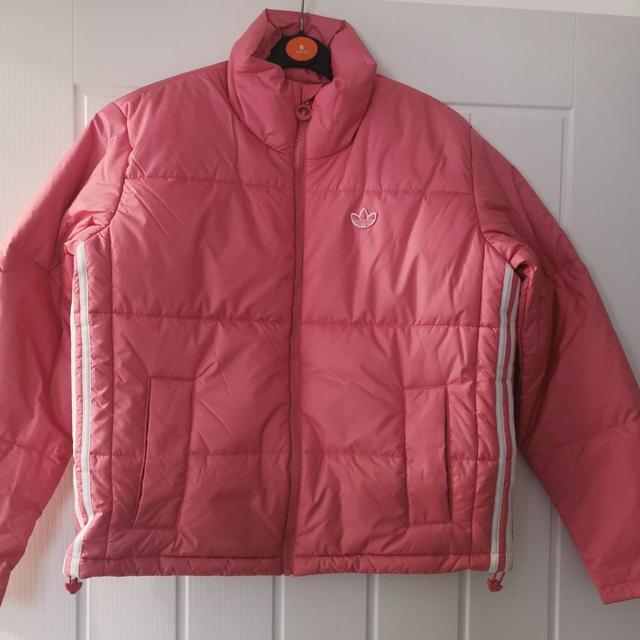 Adidas Women's Puffer Jacket - Pink - UK 10 on Productcaster.