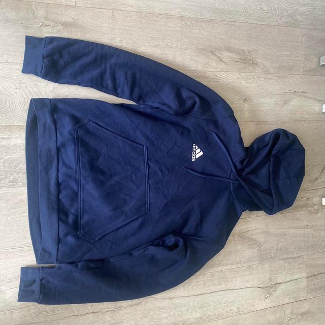 Adidas Men's Hoodie - Navy - XS on Productcaster.