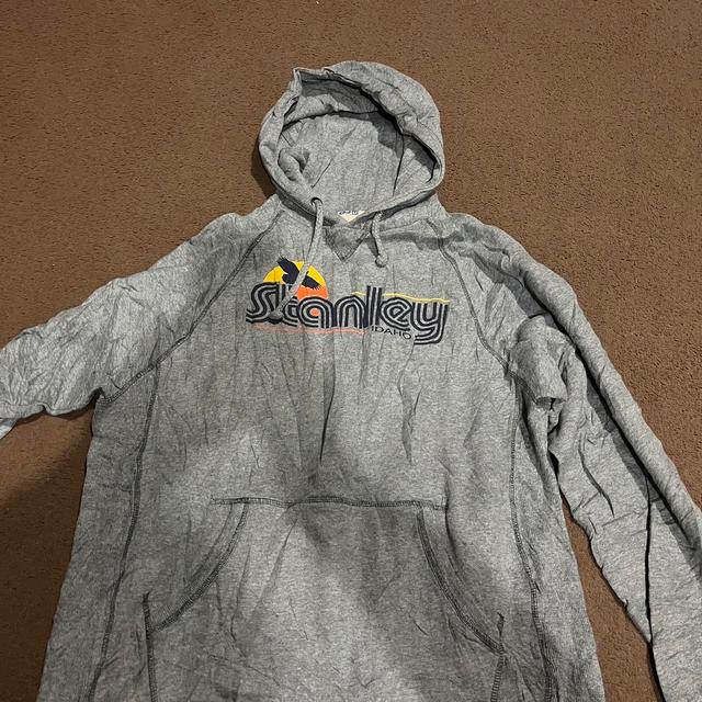 Vintage Men's Hoodie - Grey - L on Productcaster.