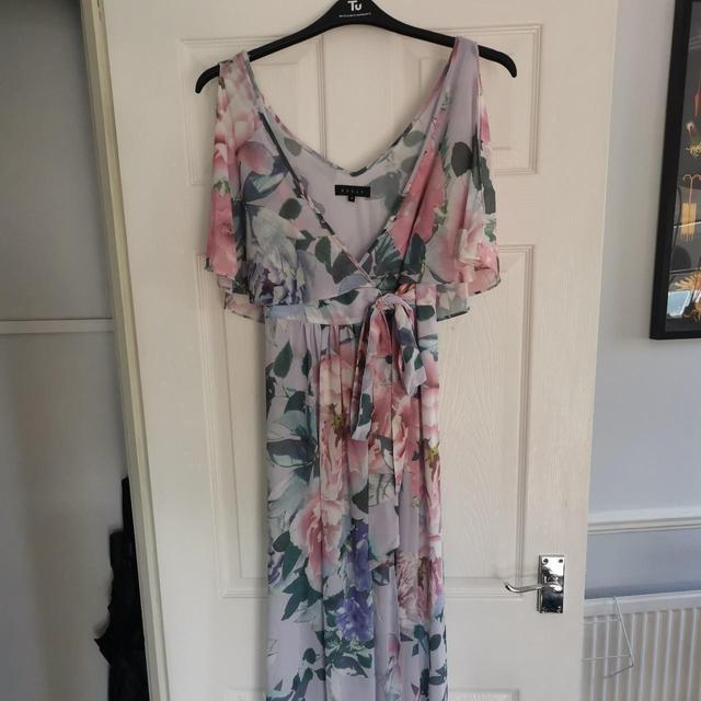 Debenhams Women's Maxi Dress - Blue/Pink - 8 on Productcaster.