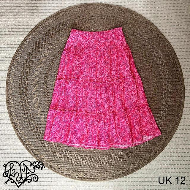 Marks & Spencer Women's Festival Skirt - Pink - UK 12 on Productcaster.