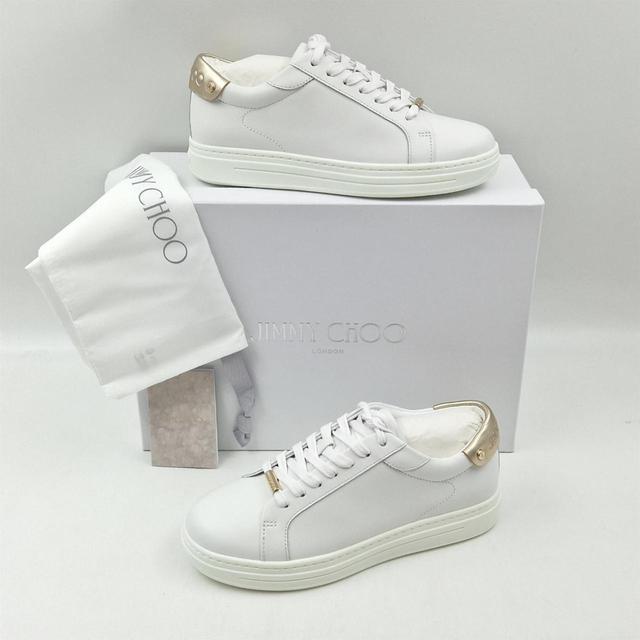 Jimmy Choo Men's Trainers - White on Productcaster.