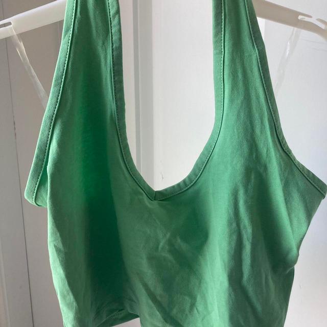 Cotton On Women's Crop top - Green - 6 on Productcaster.