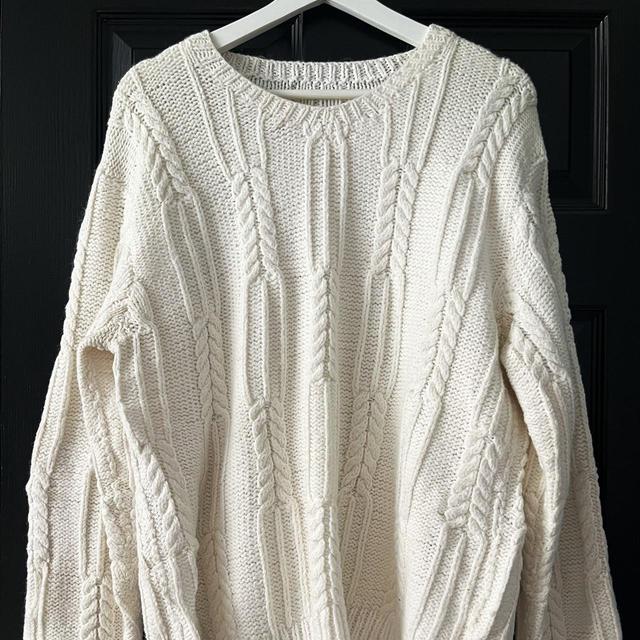 Women's Jumper - Cream - 14 on Productcaster.