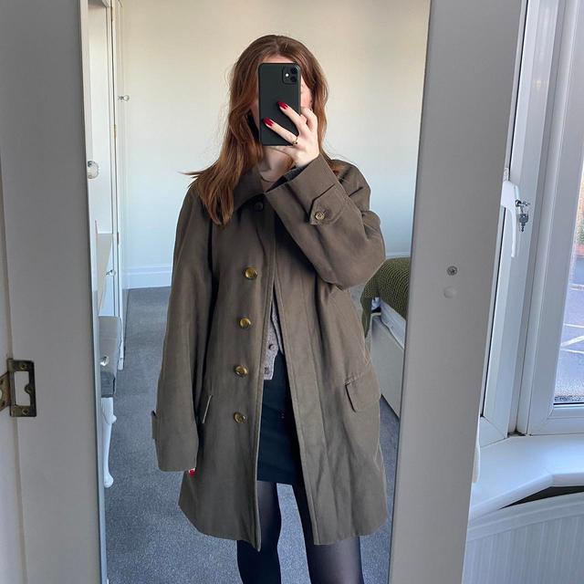 Burberry Women's Coat - Khaki - UK 8 on Productcaster.