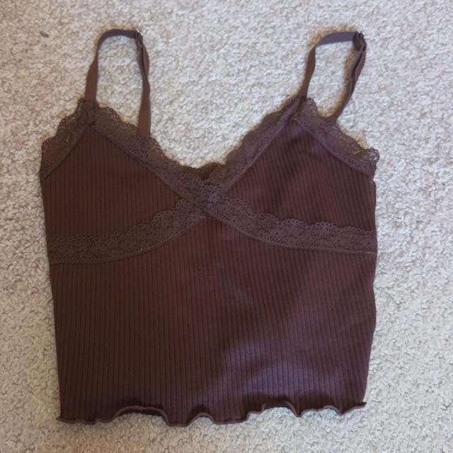 H&M Women's Crop top - Brown - XS on Productcaster.