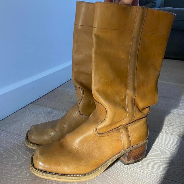 Men's Ankle Boots - Tan/Brown - UK 9.5 on Productcaster.