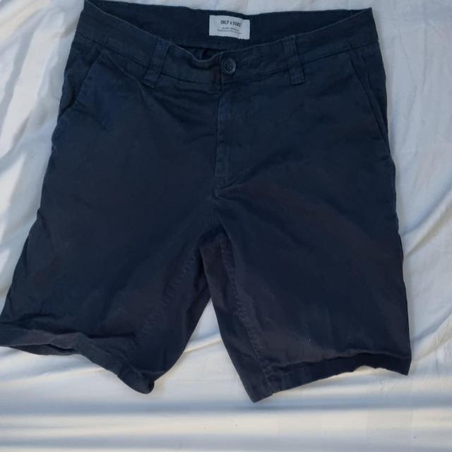 Men's Shorts - Black/Navy - S on Productcaster.