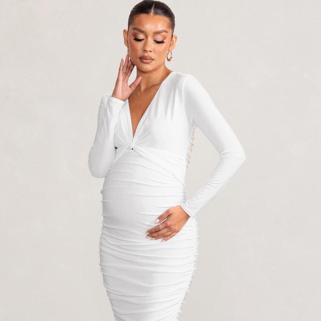 Club L Women's Midi Dress - White - 12 on Productcaster.