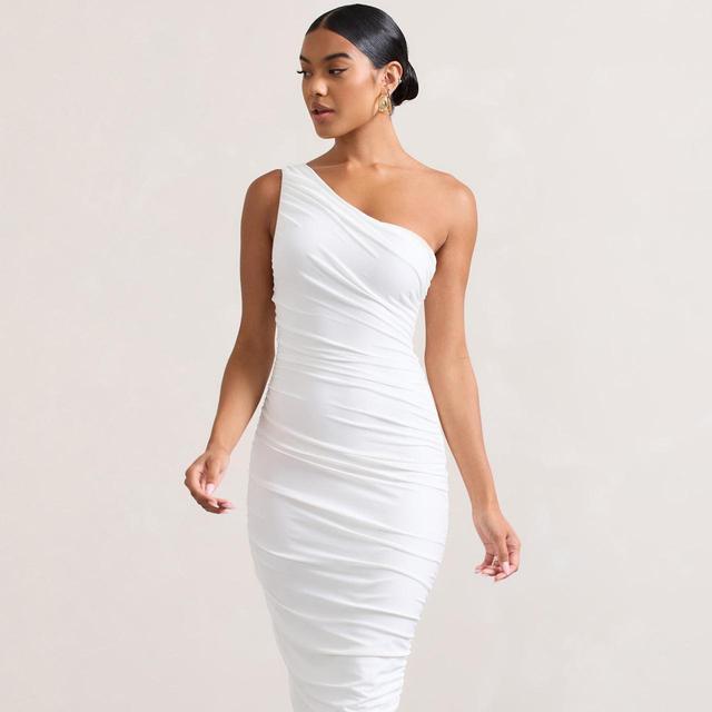 Club L Women's Midi Dress - White - 16 on Productcaster.