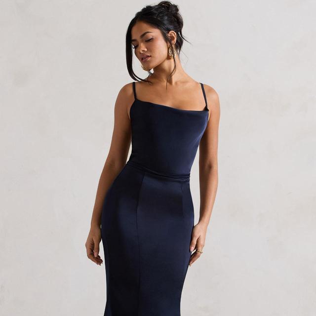 Club L Women's Midi Dress - Navy - 8 on Productcaster.