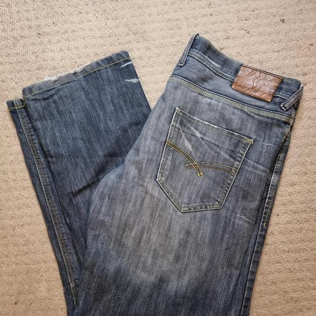 Burton Men's Straight leg Jeans - Blue - 38" on Productcaster.