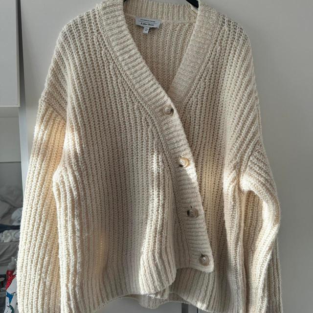 & Other Stories Women's Cardigan - Cream/White - 8 on Productcaster.