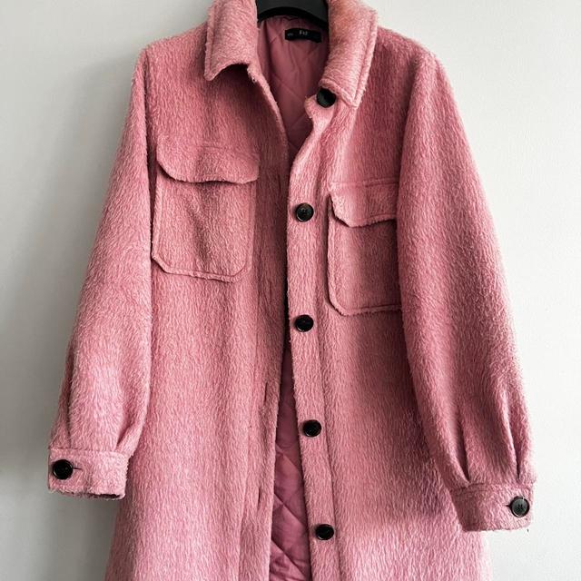 F&F Women's Overcoat - Pink - UK 6 on Productcaster.