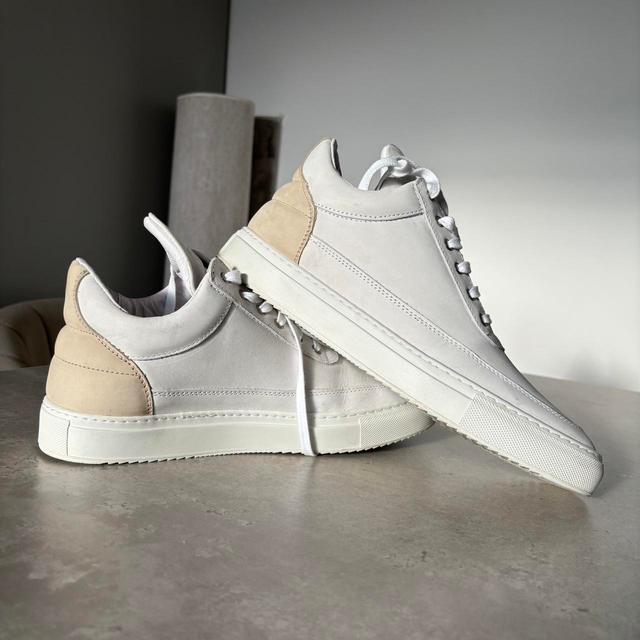 Filling Pieces Men's Trainers - White/Cream - UK 8 on Productcaster.