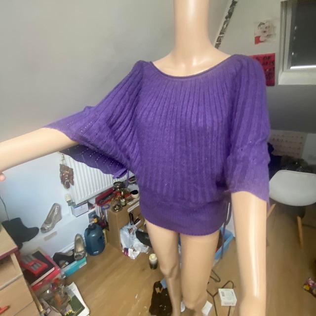 Women's Jumper - Purple - 8 on Productcaster.