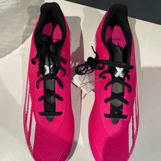 Adidas Men's Boots - Pink/Black - UK 9 on Productcaster.