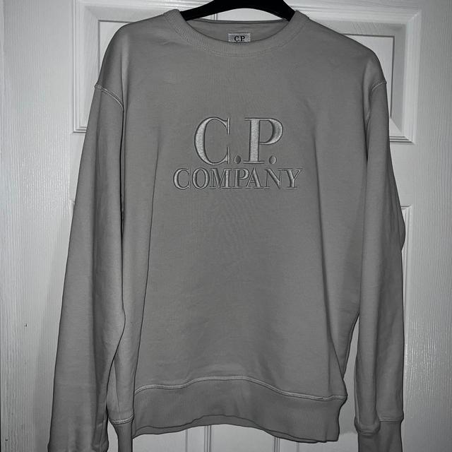 CP Company Men's Sweatshirt - Cream - S on Productcaster.