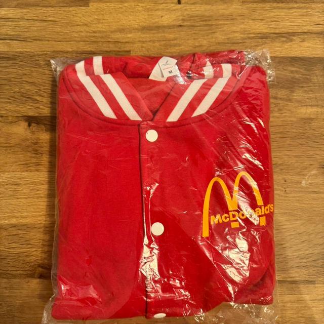 Men's Varsity Jacket - Red - M on Productcaster.