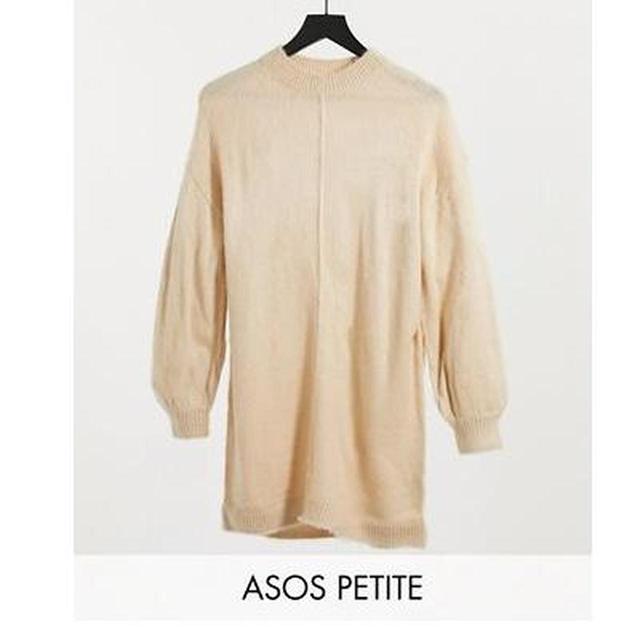 ASOS Petite Women's Dress - Tan - 4 on Productcaster.