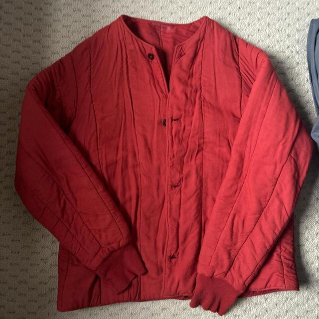 Men's Bomber Jacket - Red - L on Productcaster.