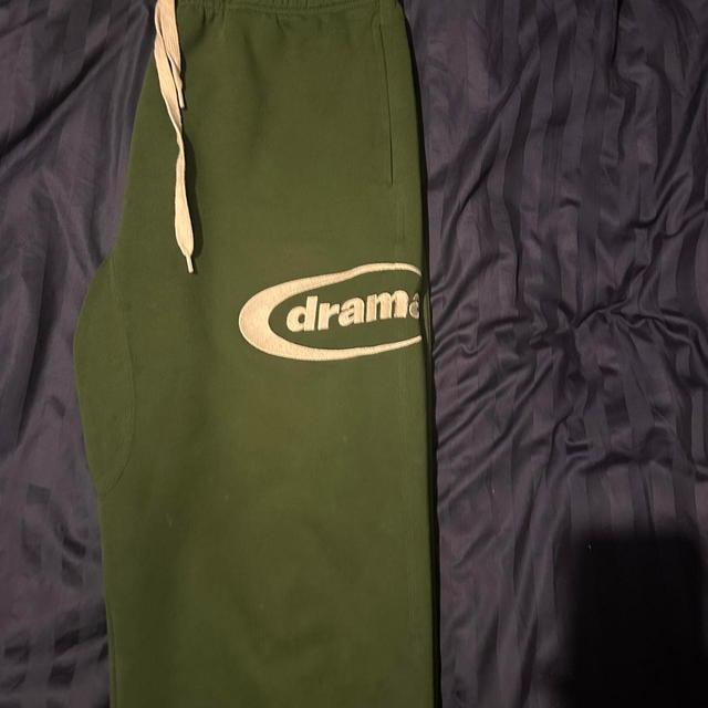 Drama Call Men's Sweatpants - Green/Khaki - L on Productcaster.