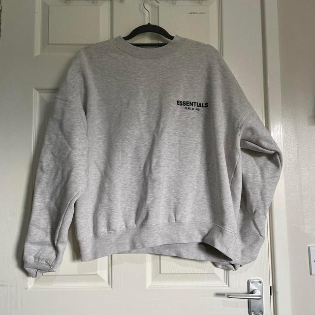 Fear of God Men's Jumper - Grey/Cream - M on Productcaster.