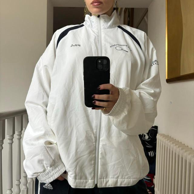 Fila Men's Windbreaker Jacket - White/Cream - L on Productcaster.