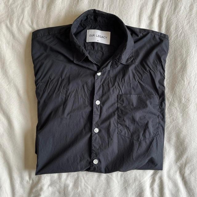 Our Legacy Men's Shirt - Black - L on Productcaster.