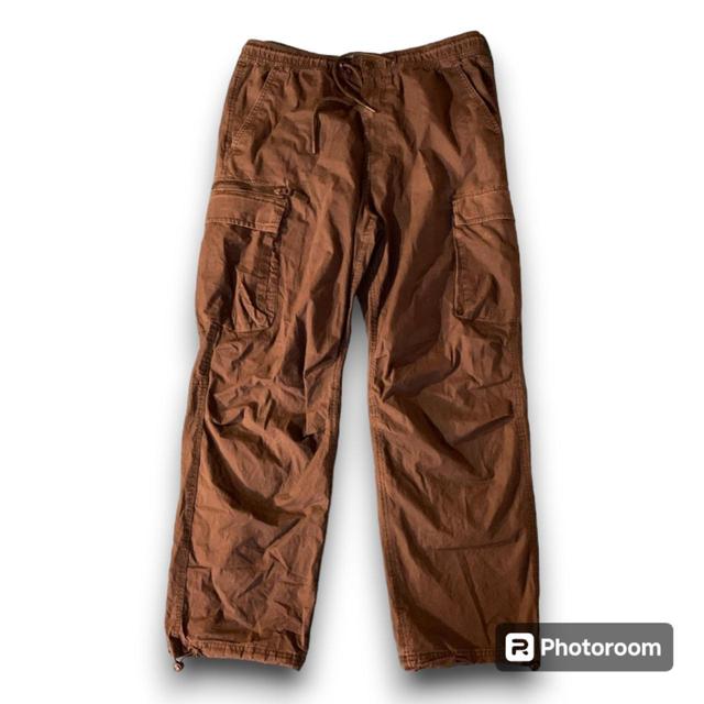 H&M Men's Trousers - Brown/Grey - M on Productcaster.