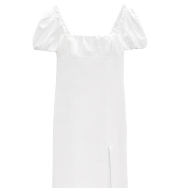 Zara Women's Midi Dress - White - S on Productcaster.