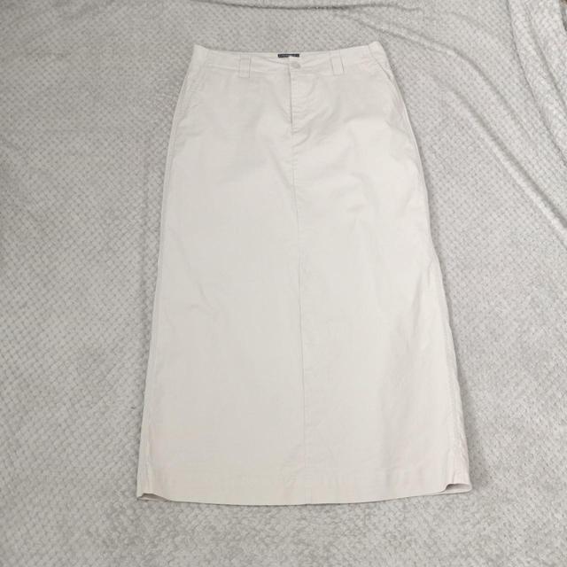 Gap Women's Maxi Skirt - Tan/Cream - UK 8 on Productcaster.