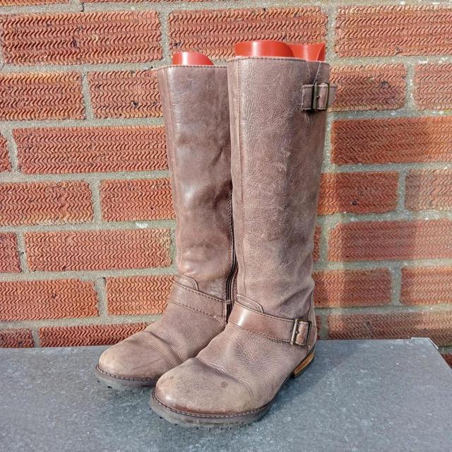 Preloved Women's Knee high Boots - Brown - UK 4 on Productcaster.