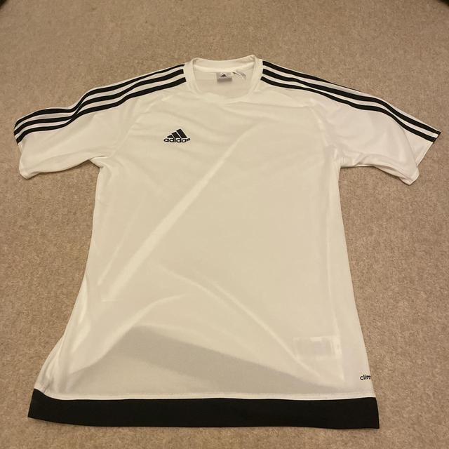 Adidas Men's T-shirt - Black/White - M on Productcaster.