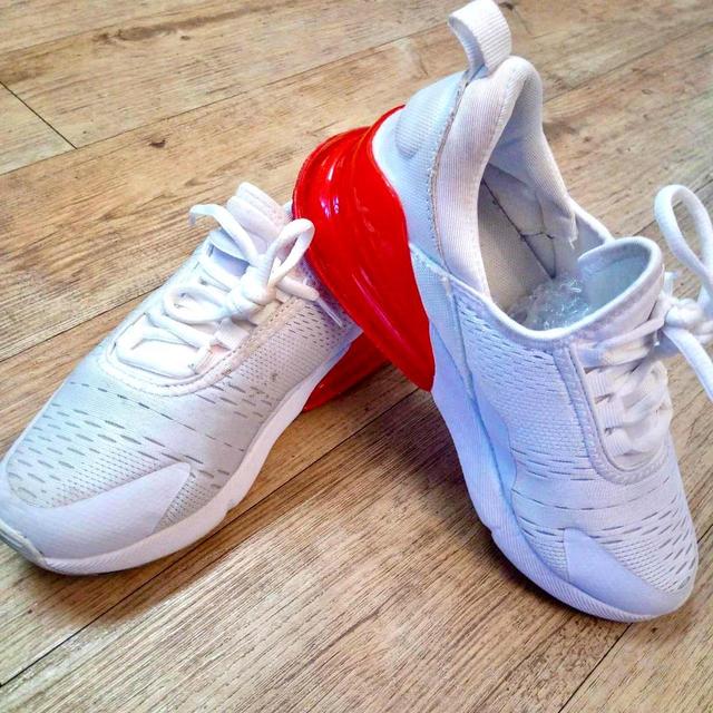 The Unbranded Brand Women's Trainers - White/Red - UK 3 on Productcaster.