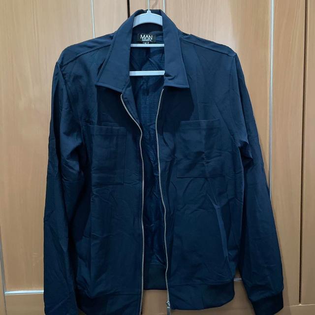 Boohoo Men's Shacket Jacket - Navy - S on Productcaster.