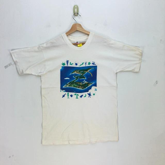 American Vintage Men's T-shirt - White - M on Productcaster.