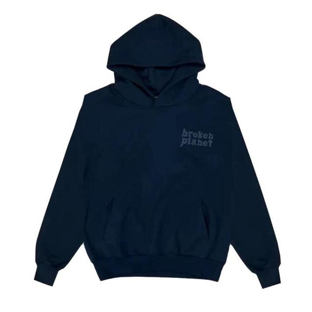 Broken Planet Men's Hoodie - Navy - M on Productcaster.