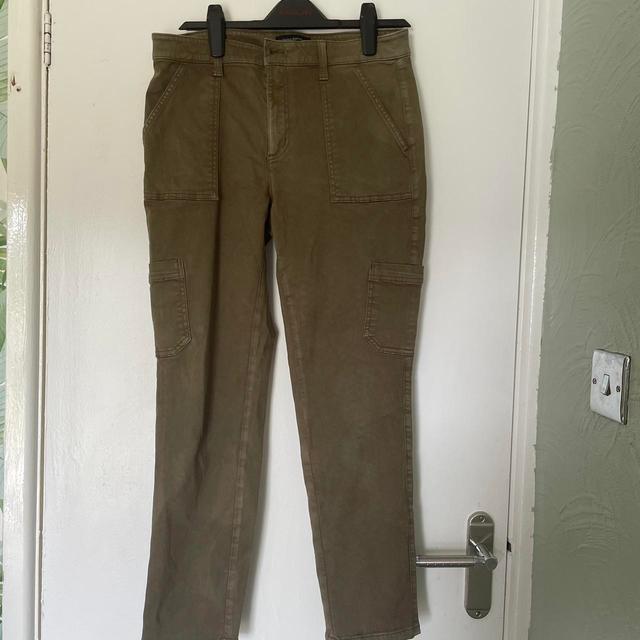 Banana Republic Women's Cargo Trousers - Khaki - UK 10 on Productcaster.