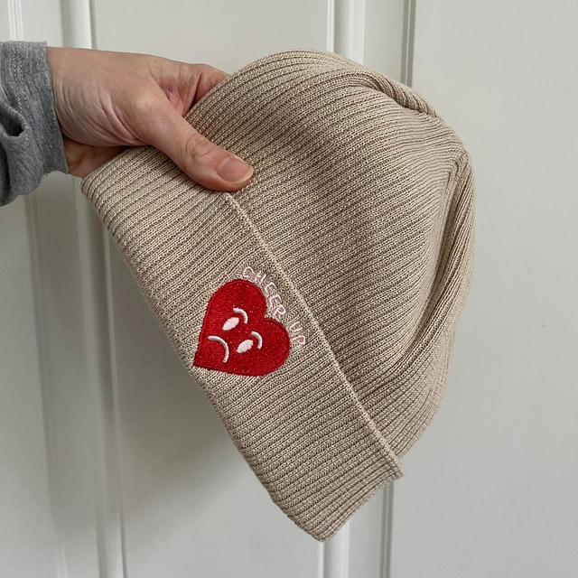 Women's Beanies - Cream/Tan on Productcaster.