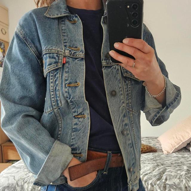 Levi's Women's Denim Jacket - Blue - M on Productcaster.