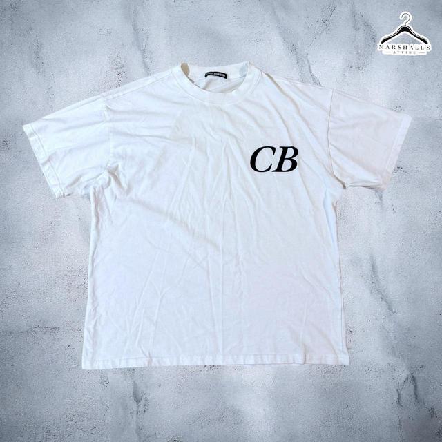 Cole Buxton Men's T-shirt - White/Black - M on Productcaster.