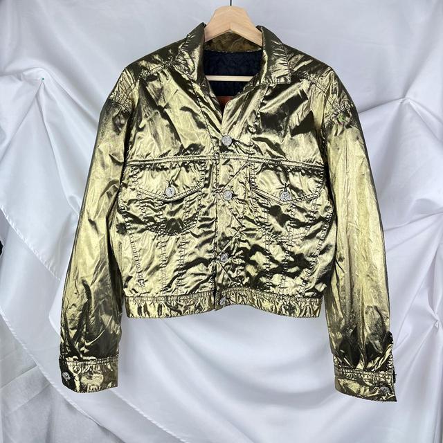 The Jetset Diaries Women's Bomber Jacket - Gold - M on Productcaster.